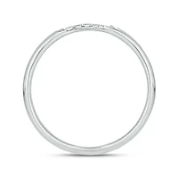 Diamond Accent Stone,Stack Anniversary Band 14K Yellow Gold