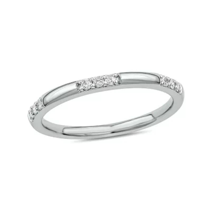 1/10 carat, Diamond Stack Band Ring 14K Yellow Gold