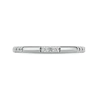 1/10 carat, Diamond Stack Band Ring 14K Yellow Gold