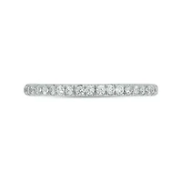 1/4 carat, Diamond Half Eternity Band Ring 14K White Gold