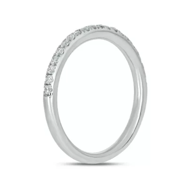 1/4 carat, Diamond Half Eternity Band Ring 14K White Gold