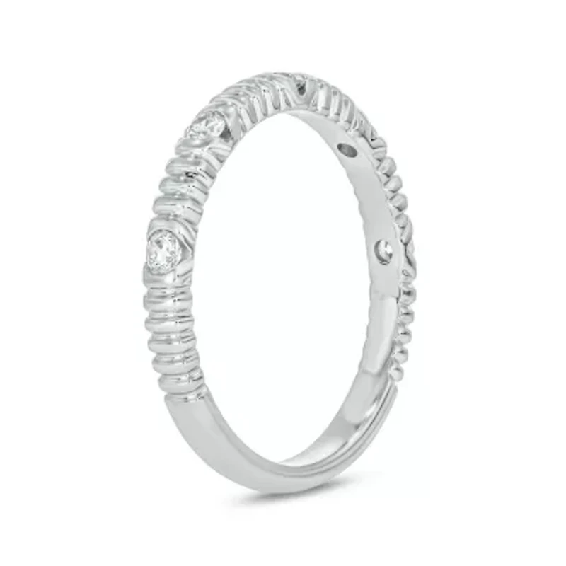 1/5 Carat, Diamonds Spaced Ring 14K Yellow Gold