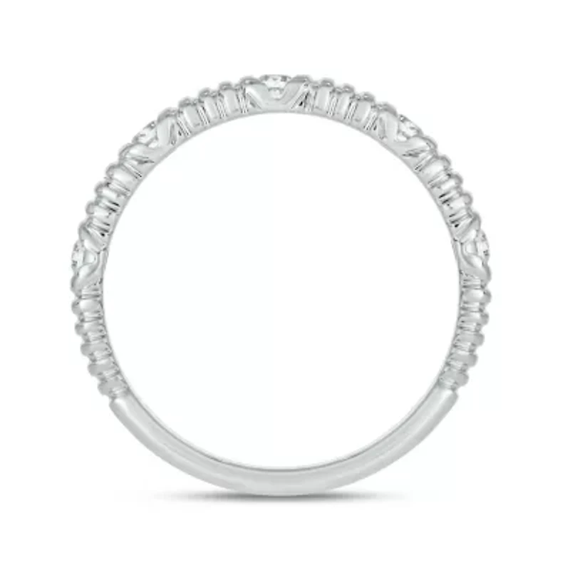 1/5 Carat, Diamonds Spaced Ring 14K Yellow Gold