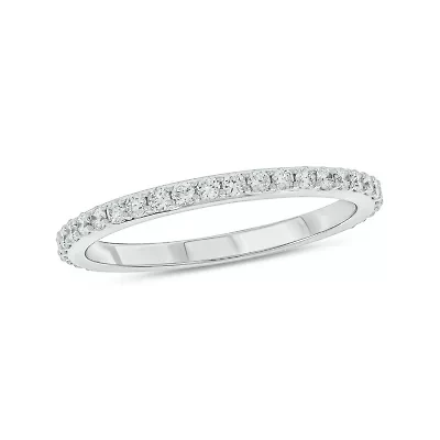 3/8 Carat, Diamonds Anniversary Ring 14K Yellow Gold
