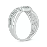7/8  Carat, Diamonds Timeless Elegance Ring With A Sparkling Finish 14K White Gold