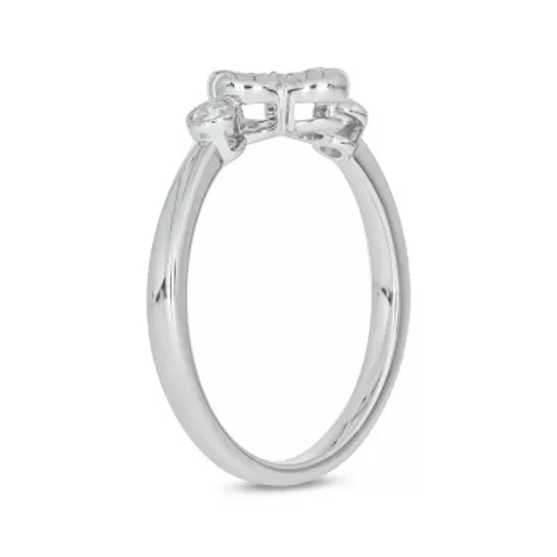 1/4 Carat, Diamonds Floral-inspired elegant Ring 14K Yellow Gold