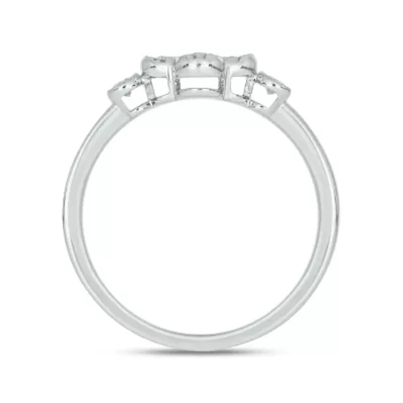 1/4 Carat, Diamonds Floral-inspired elegant Ring 14K Yellow Gold
