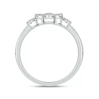 1/4 Carat, Diamonds Floral-inspired elegant Ring 14K Yellow Gold