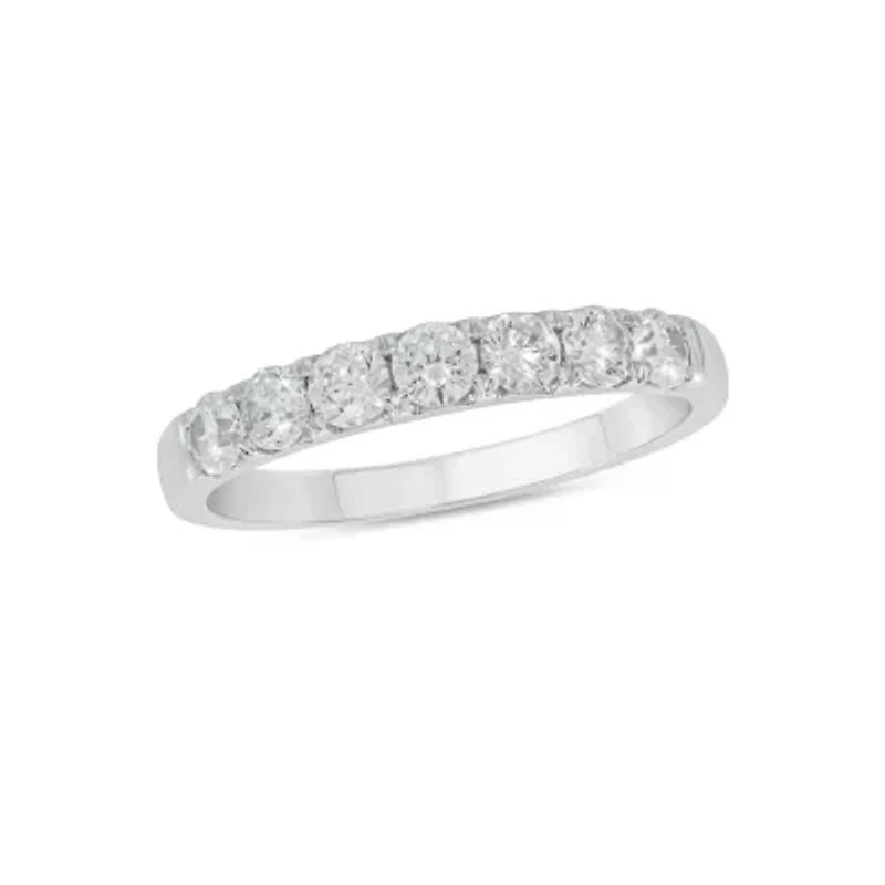 Lab Created 3/ Carat Lab-Grown Diamond Elegant Anniversary Ring Sterling Silver