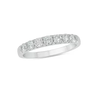 Lab Created 3/ Carat Lab-Grown Diamond Elegant Anniversary Ring Sterling Silver