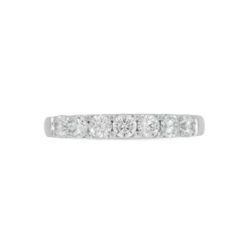Lab Created 3/ Carat Lab-Grown Diamond Elegant Anniversary Ring Sterling Silver