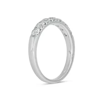 Lab Created 3/ Carat Lab-Grown Diamond Elegant Anniversary Ring Sterling Silver