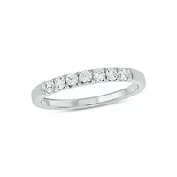 Lab Created 3/ Carat Lab-Grown Diamond Elegant Anniversary Ring Sterling Silver