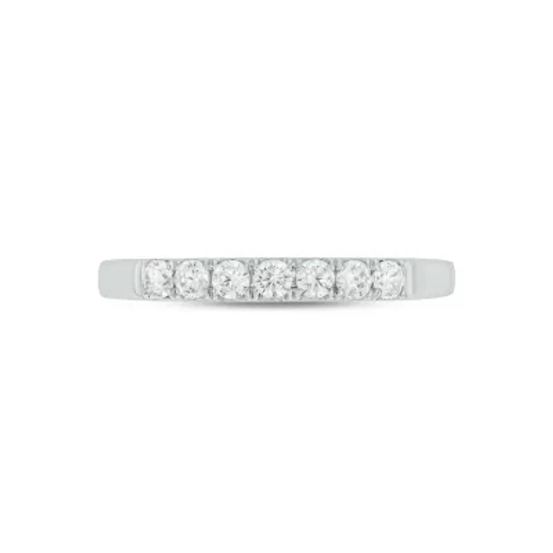 Lab Created 3/ Carat Lab-Grown Diamond Elegant Anniversary Ring Sterling Silver