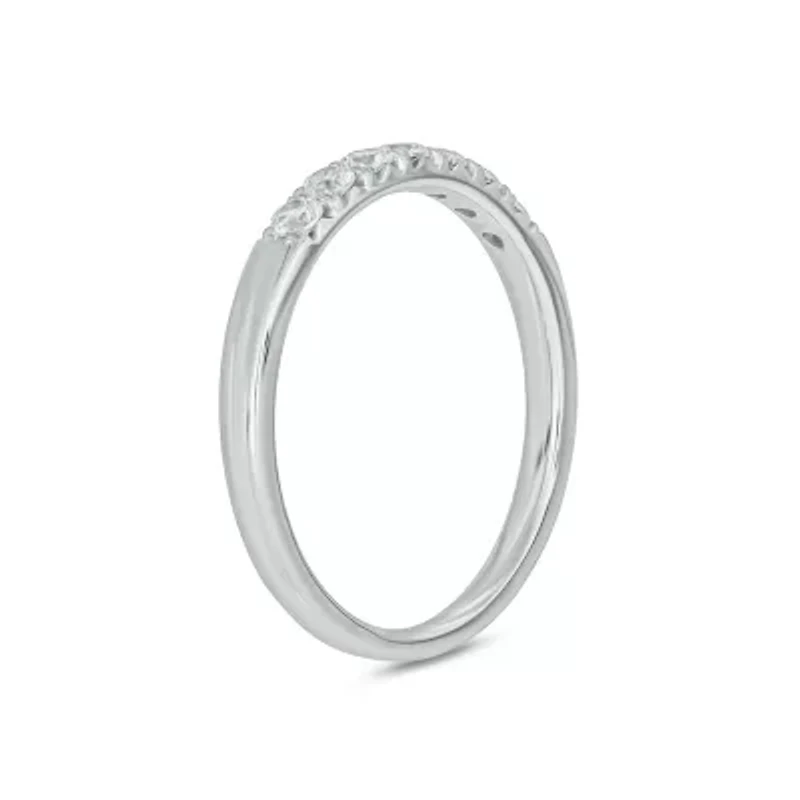 Lab Created 3/ Carat Lab-Grown Diamond Elegant Anniversary Ring Sterling Silver