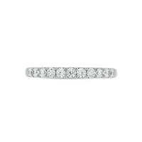 Lab Created / Carat Lab-Grown Diamond Anniversary Ring Sterling Silver