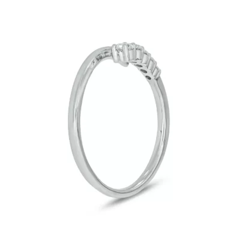 Lab Created 1/ Carat Lab-Grown Diamond Open Fashion Ring Sterling Silver