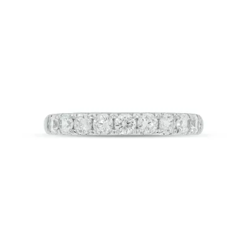 Lab Created / Carat Lab-Grown Diamond Anniversary Ring Sterling Silver
