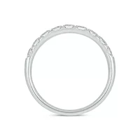 Lab Created / Carat Lab-Grown Diamond Anniversary Ring Sterling Silver