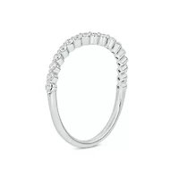 Lab Created 1/4 Carat Lab-Grown Diamond S Flow Single Prong Anniversary Ring Sterling Silver