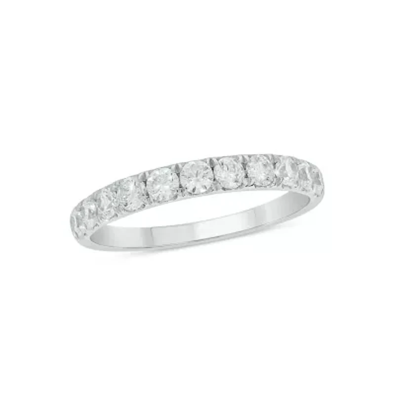 Lab Created 3/ Carat Lab-Grown Diamond Elegant Anniversary Ring Sterling Silver