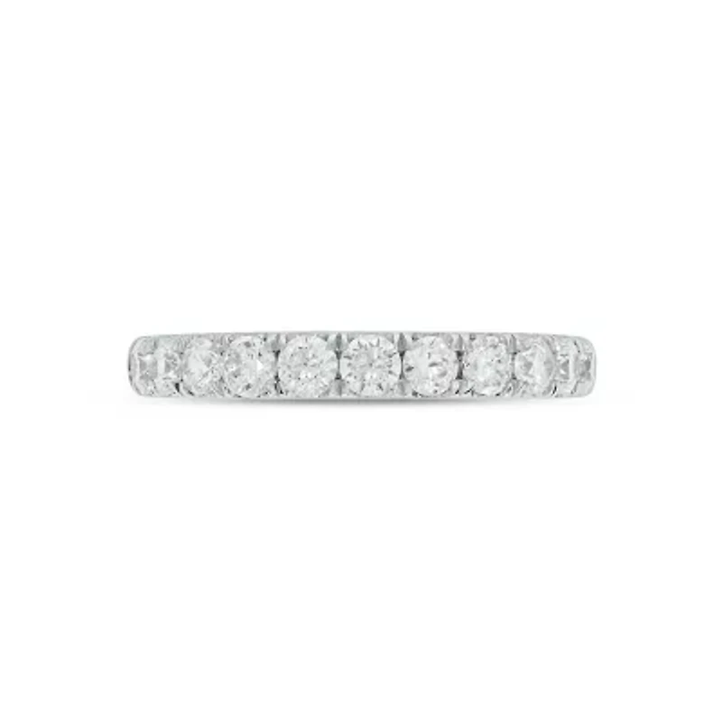 Lab Created 3/ Carat Lab-Grown Diamond Elegant Anniversary Ring Sterling Silver