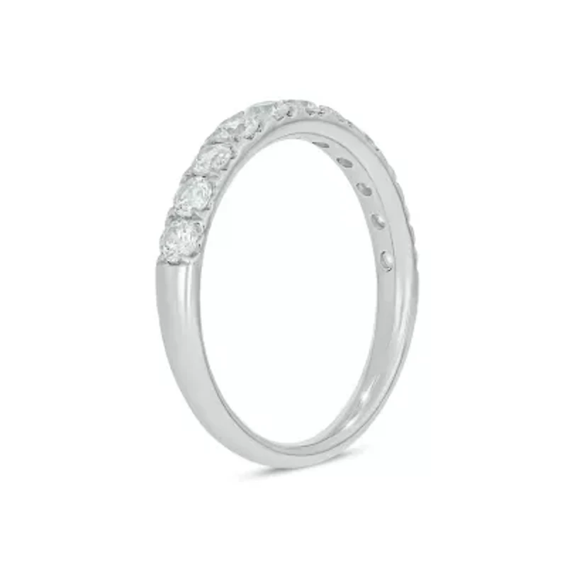 Lab Created 3/ Carat Lab-Grown Diamond Elegant Anniversary Ring Sterling Silver