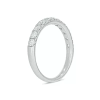 Lab Created 3/ Carat Lab-Grown Diamond Elegant Anniversary Ring Sterling Silver