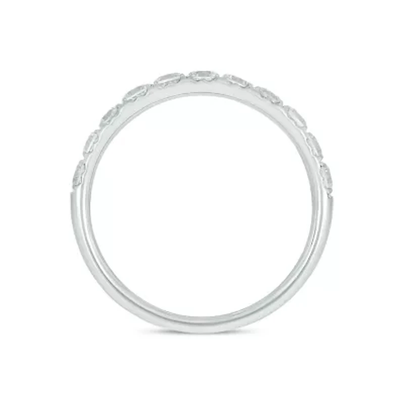 Lab Created 3/ Carat Lab-Grown Diamond Elegant Anniversary Ring Sterling Silver