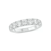 Lab Created 1 1/2 Carat Lab-Grown Diamond Timeless elegance  Anniversary Ring Sterling Silver