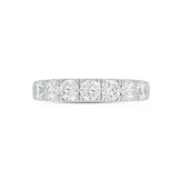 Lab Created 1 1/2 Carat Lab-Grown Diamond Timeless elegance  Anniversary Ring Sterling Silver
