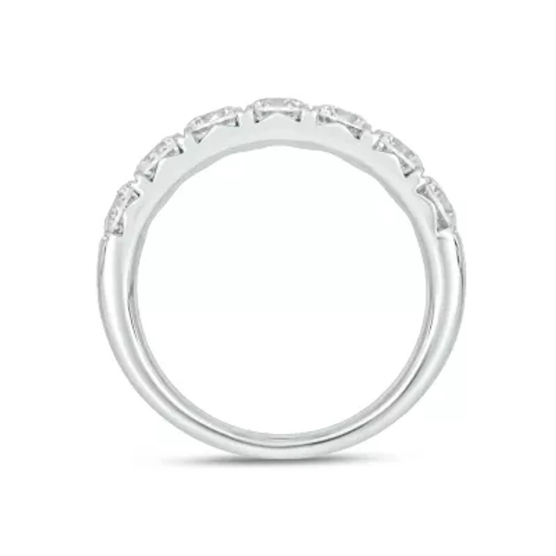Lab Created 1 1/2 Carat Lab-Grown Diamond Timeless elegance  Anniversary Ring Sterling Silver