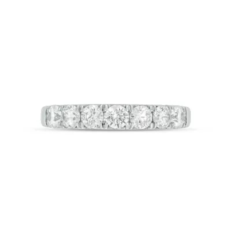 Lab Created 1 Carat Lab-Grown Diamond Playful Anniversary Ring Sterling Silver