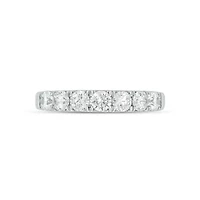 Lab Created 1 Carat Lab-Grown Diamond Playful Anniversary Ring Sterling Silver
