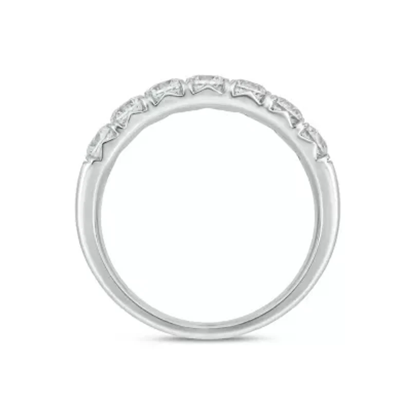 Lab Created 1 Carat Lab-Grown Diamond Playful Anniversary Ring Sterling Silver