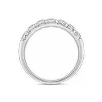 Lab Created 1 Carat Lab-Grown Diamond Playful Anniversary Ring Sterling Silver