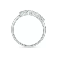 Lab Created 1/ Carat Lab-Grown Diamond Open Fashion Ring Sterling Silver