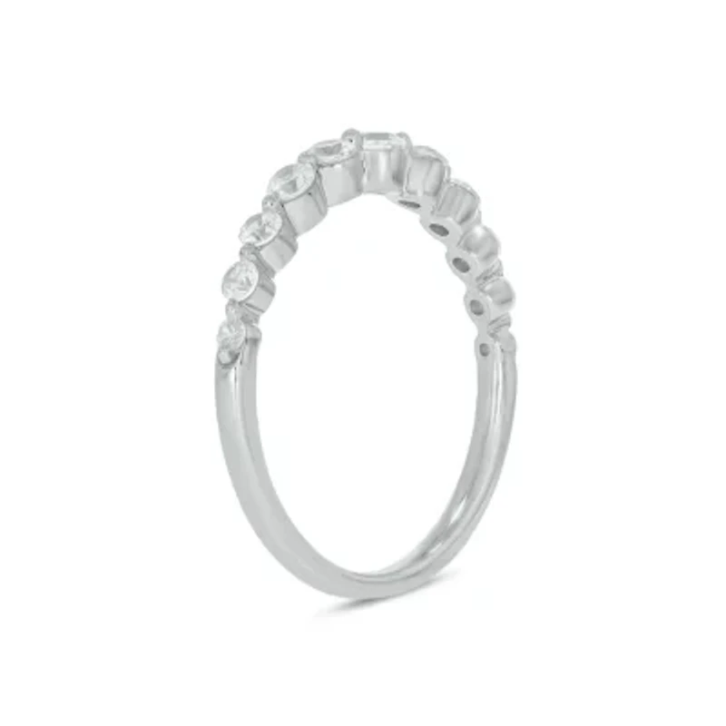 Lab Created 1/2 Carat Lab-Grown Diamond Graduation Ring Sterling Silver