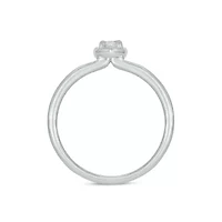 Lab Created 1/3 Carat Lab-Grown Diamond Marquise Solitaire Ring Sterling Silver