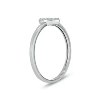 Lab Created 1/10 Carat Heart-Shaped Romantic Fashion Ring Sterling Silver