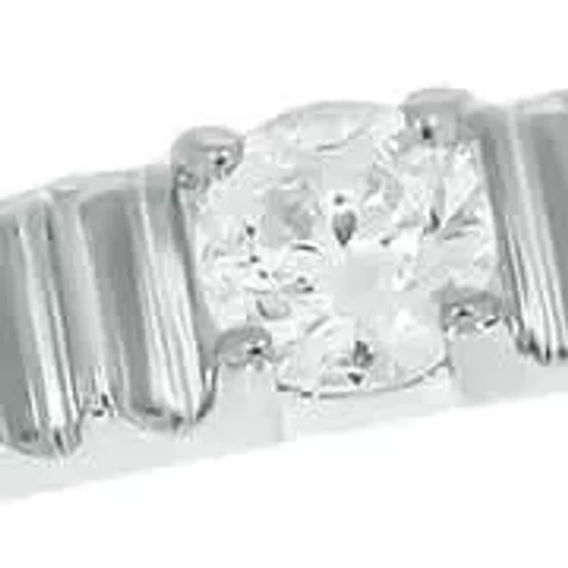 Lab Created 1/6 Carat Lab-Grown Diamond Sparkle Anniversary Ring 10K White Gold