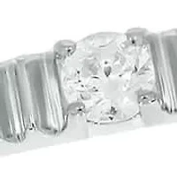 Lab Created 1/6 Carat Lab-Grown Diamond Sparkle Anniversary Ring 10K White Gold