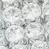 Lab Created 1/2 Carat Lab-Grown Diamond Square Cluster Gents Ring Sterling Silver