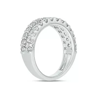 Lab Created 1 1/2 Carat Lab-Grown Diamond Sparkle Fashion Ring 10K White Gold
