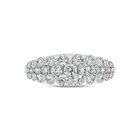 Lab Created 1 1/2 Carat Lab-Grown Diamond Radiance Fashion Ring 10K White Gold