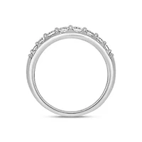 Lab Created 1 1/2 Carat Lab-Grown Diamond Radiance Fashion Ring 10K White Gold