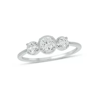 Lab Created 1/2 Carat Lab-Grown Diamond Timeless Fashion Ring 10K Yellow Gold