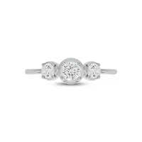 Lab Created 1/2 Carat Lab-Grown Diamond Timeless Fashion Ring 10K Yellow Gold