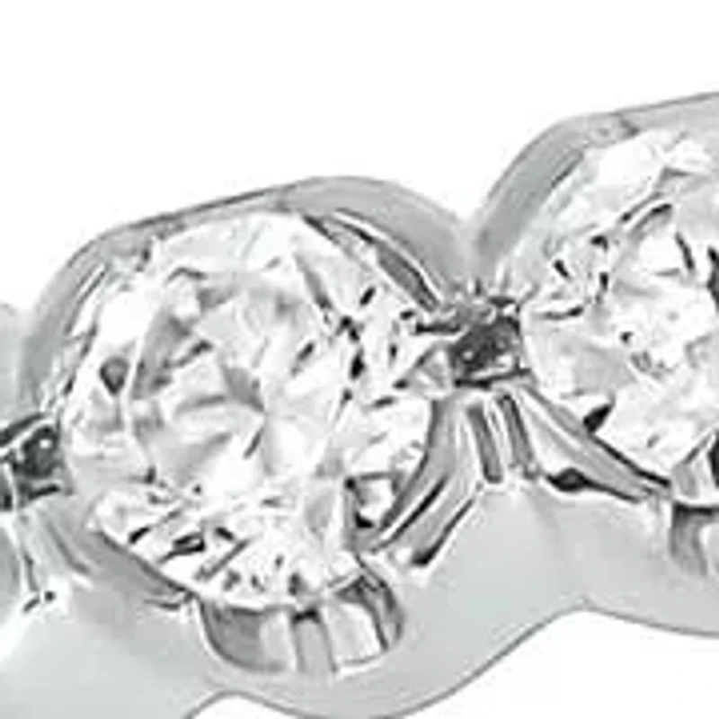 Lab Created 1/2 Carat Lab-Grown Diamond Sparkle Elegant Anniversary Ring 10K Yellow Gold