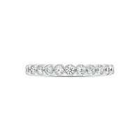 Lab Created 1/2 Carat Lab-Grown Diamond Sparkle Elegant Anniversary Ring 10K Yellow Gold